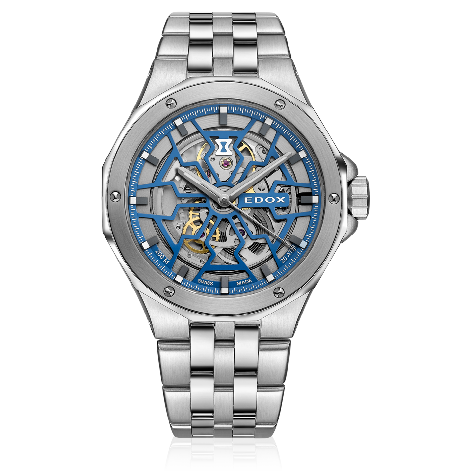 Edox Delfin Mecano Herrenuhr 85303 3M BUIGB