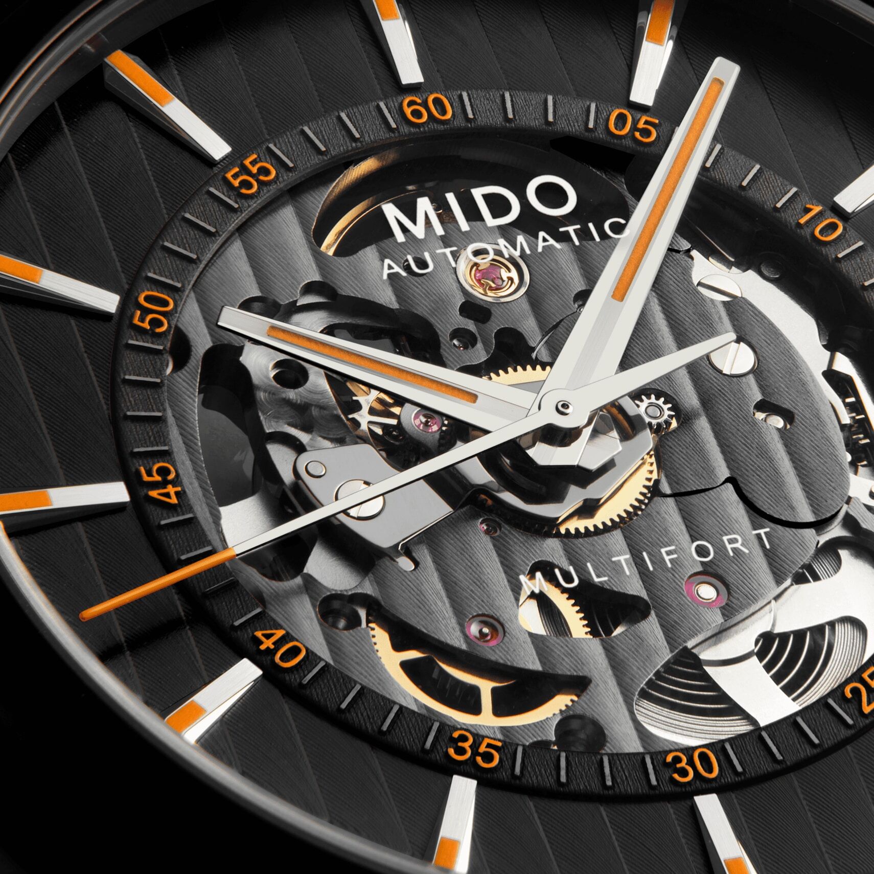 MIDO Multifort Skeleton Vertigo Herrenuhr M038.436.37.051.00