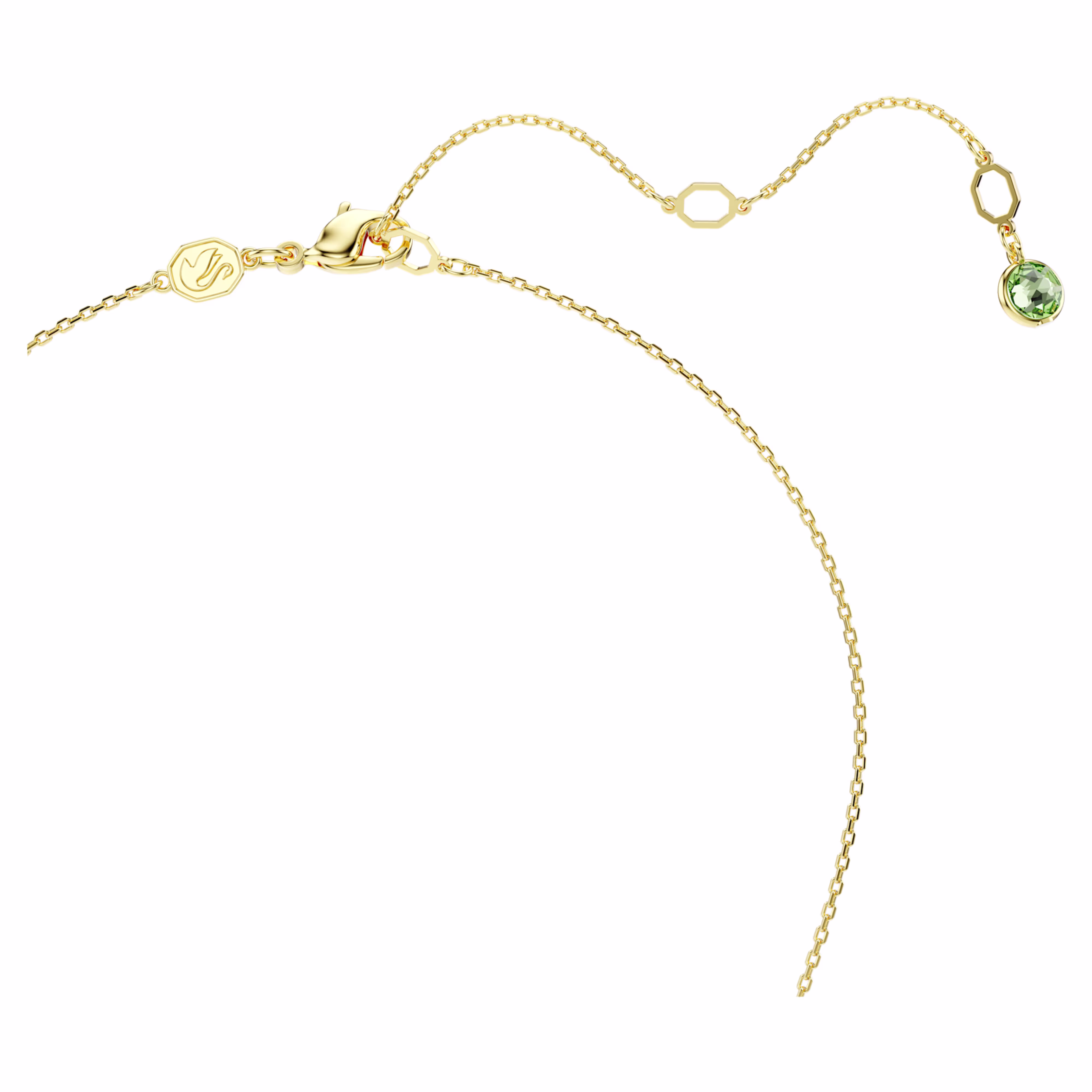 Swarovski Kette Chroma Anhänger Kissenschliff, Mehrfarbig, 18k vergoldet