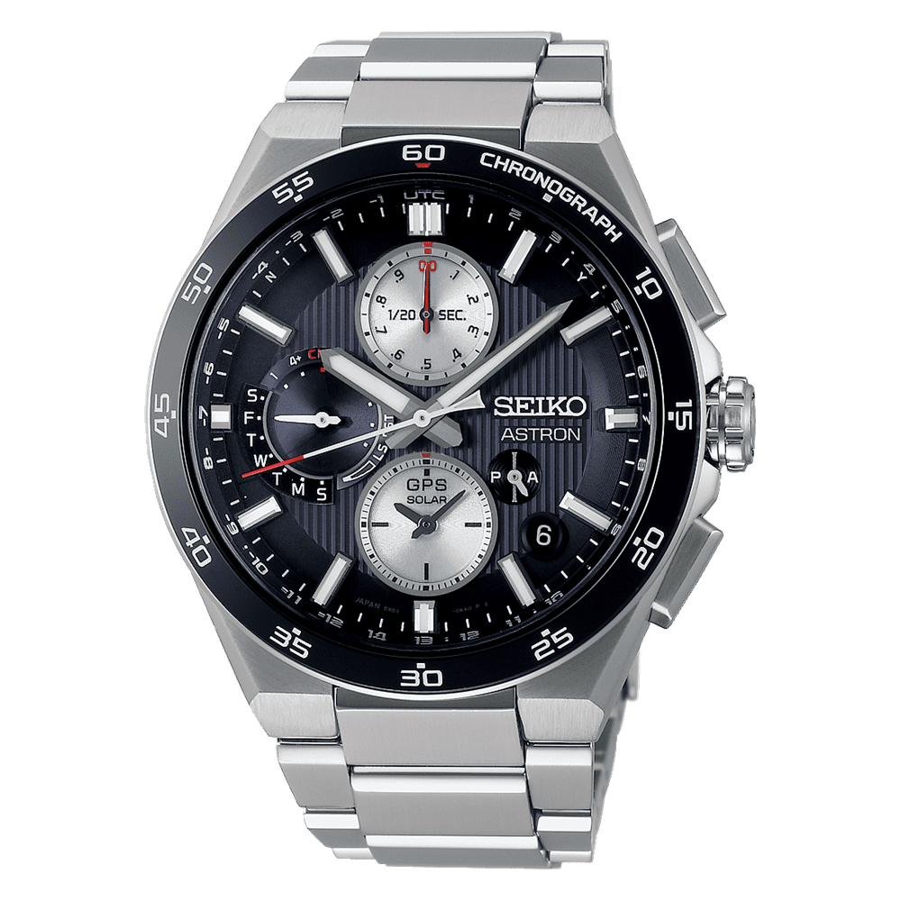 Seiko Seiko Astron GPS Solar Dual Time Chronograph Herrenuhr SSH151J1