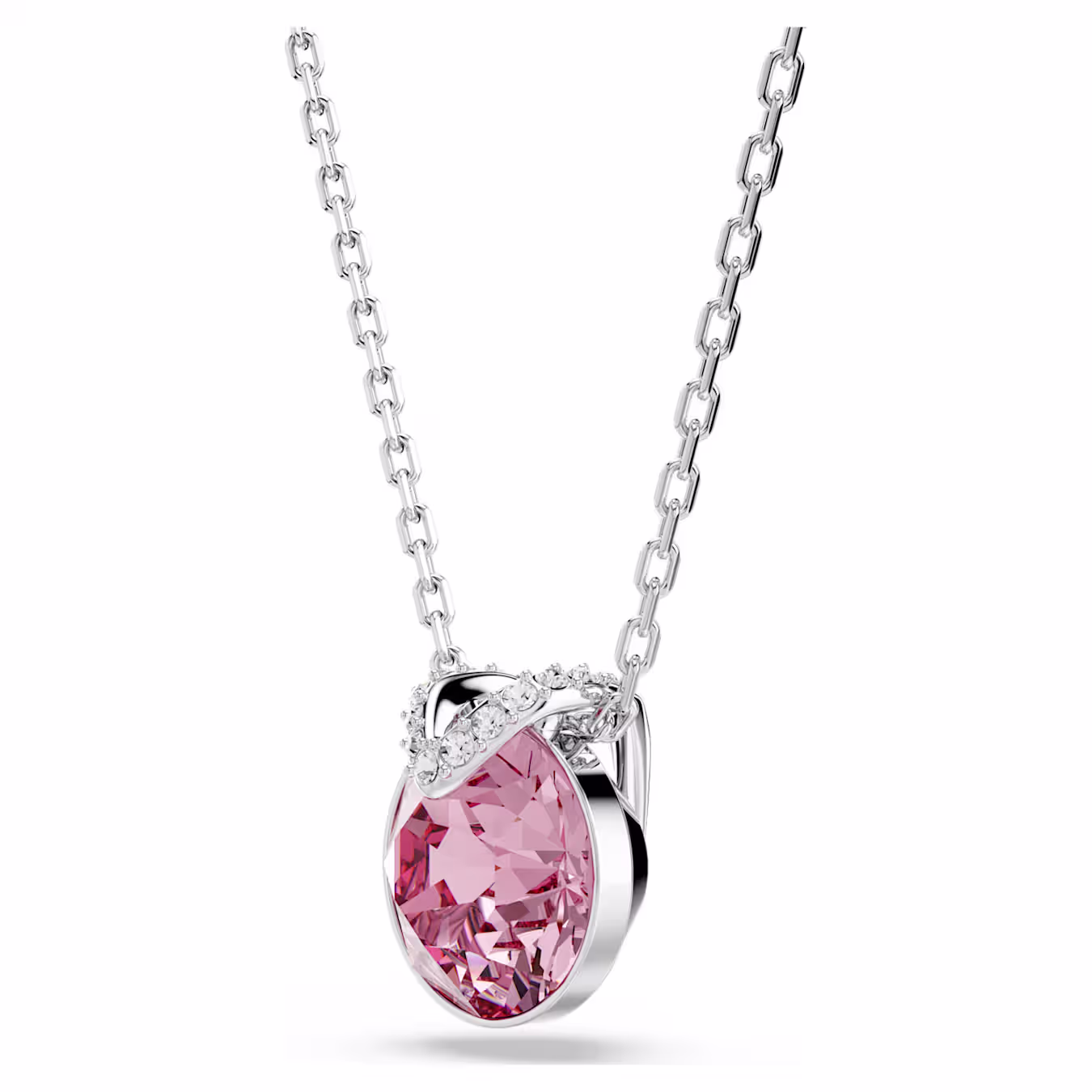 Swarovski  Bella V Anhänger Rundschliff, Rosa, Rhodiniert