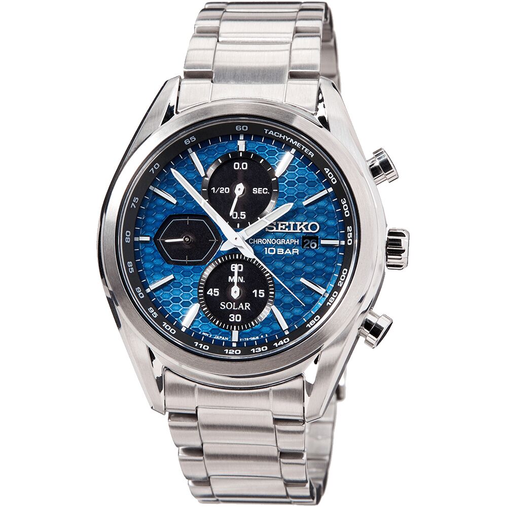 Seiko Chronograph Solar SSC801P1 Men's Watch