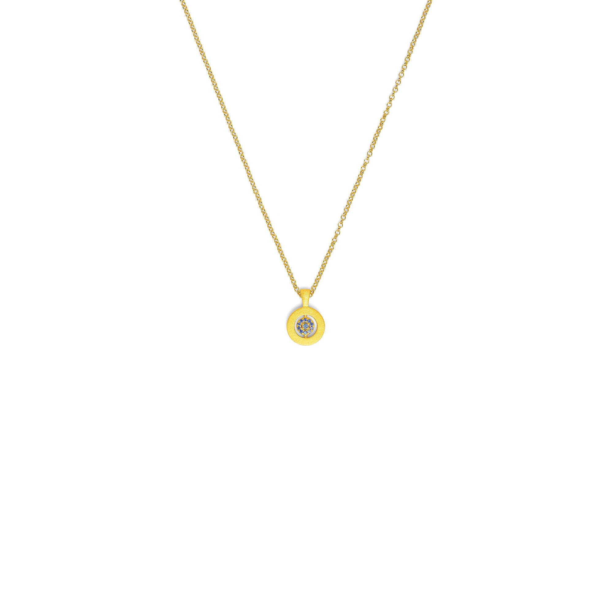 Bernd Wolf Kette Pirouetti Designlinie Pirouette, 11x15mm, Saphir