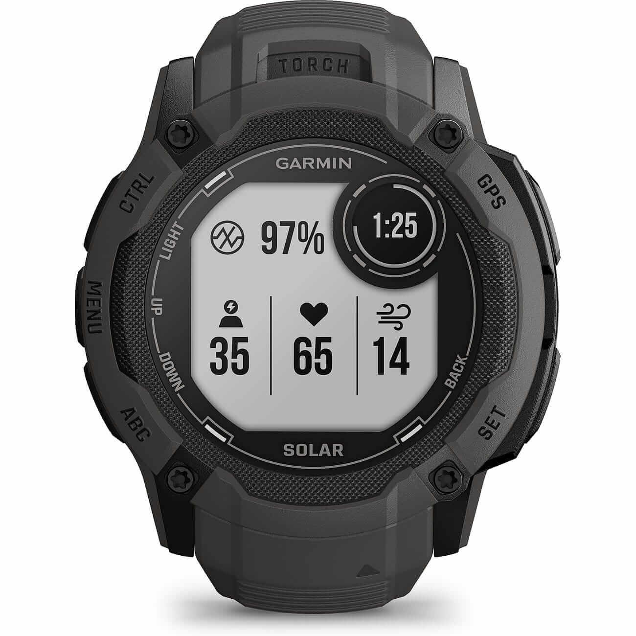 Garmin Instinct 2X Solar Graphit Herrenuhr 010-02805-00