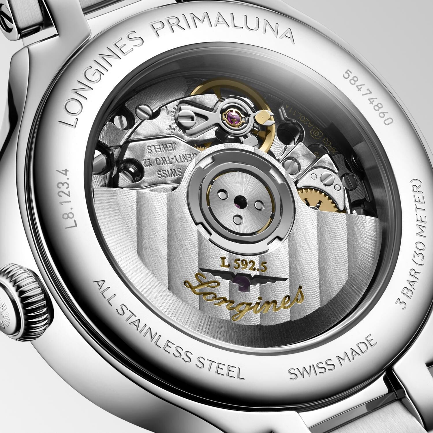 Longines PrimaLuna Damenuhr L8.123.4.71.6