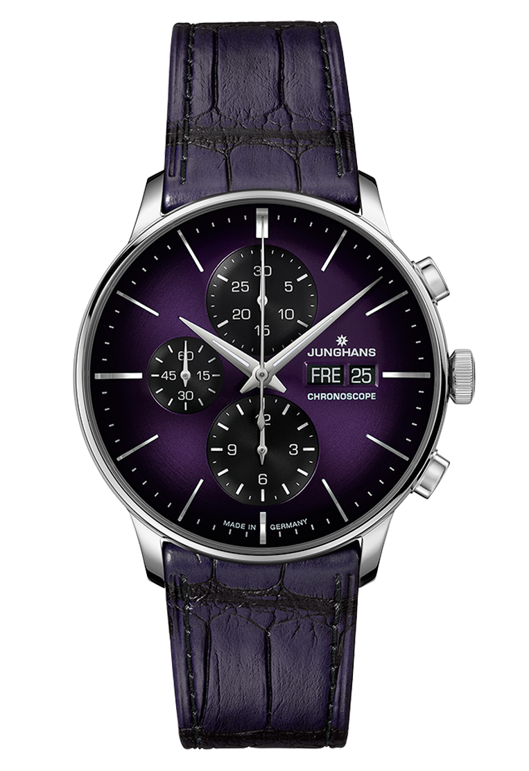 Junghans Meister Chronoscope Edition Violett Herrenuhr 27/4621.02
