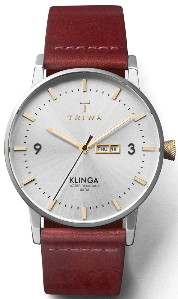 Triwa Unisexuhr Gleam Klinga Cognac Classic TRKLST104CL010312