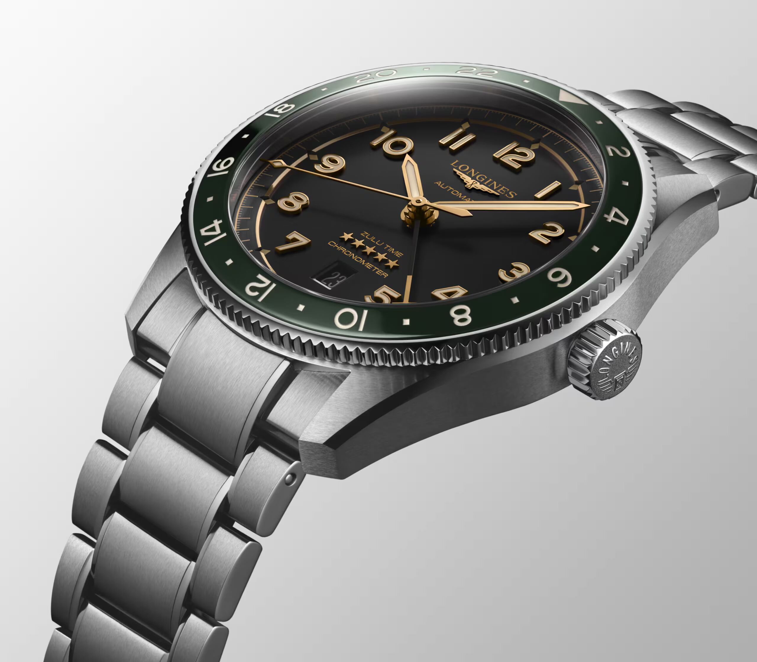 Longines Spirit Zulu Time Chronometer Herrenuhr L3.812.4.63.6