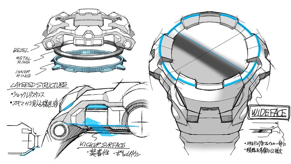 G-SHOCK GRAVITYMASTER Herrenuhr GR-B300-1A4ER