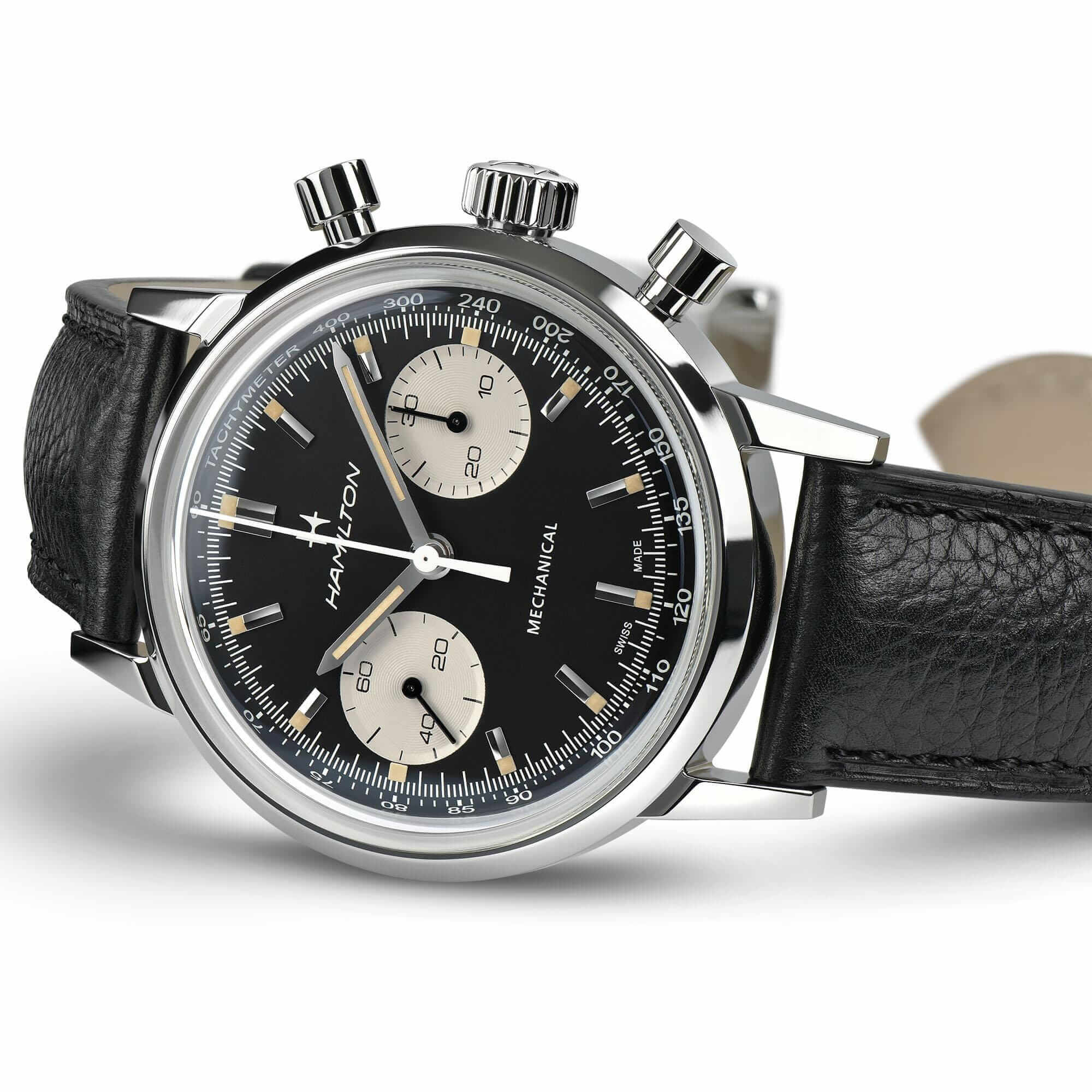 Hamilton Intra-Matic Chronograph H Mechanical Chrono H38429730 Herrenuhr