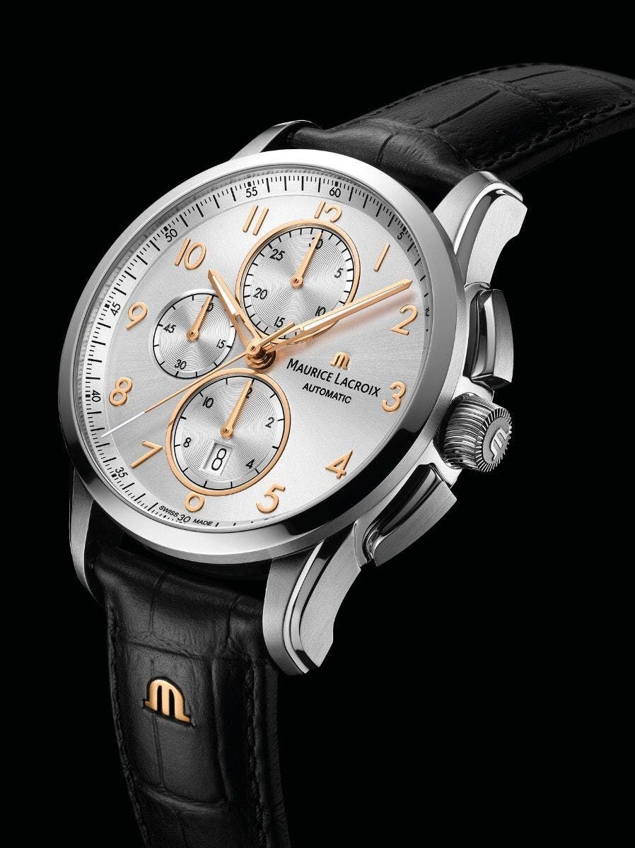 Maurice Lacroix Pontos Chronograph Date Herrenuhr PT6388-SS001-220-2