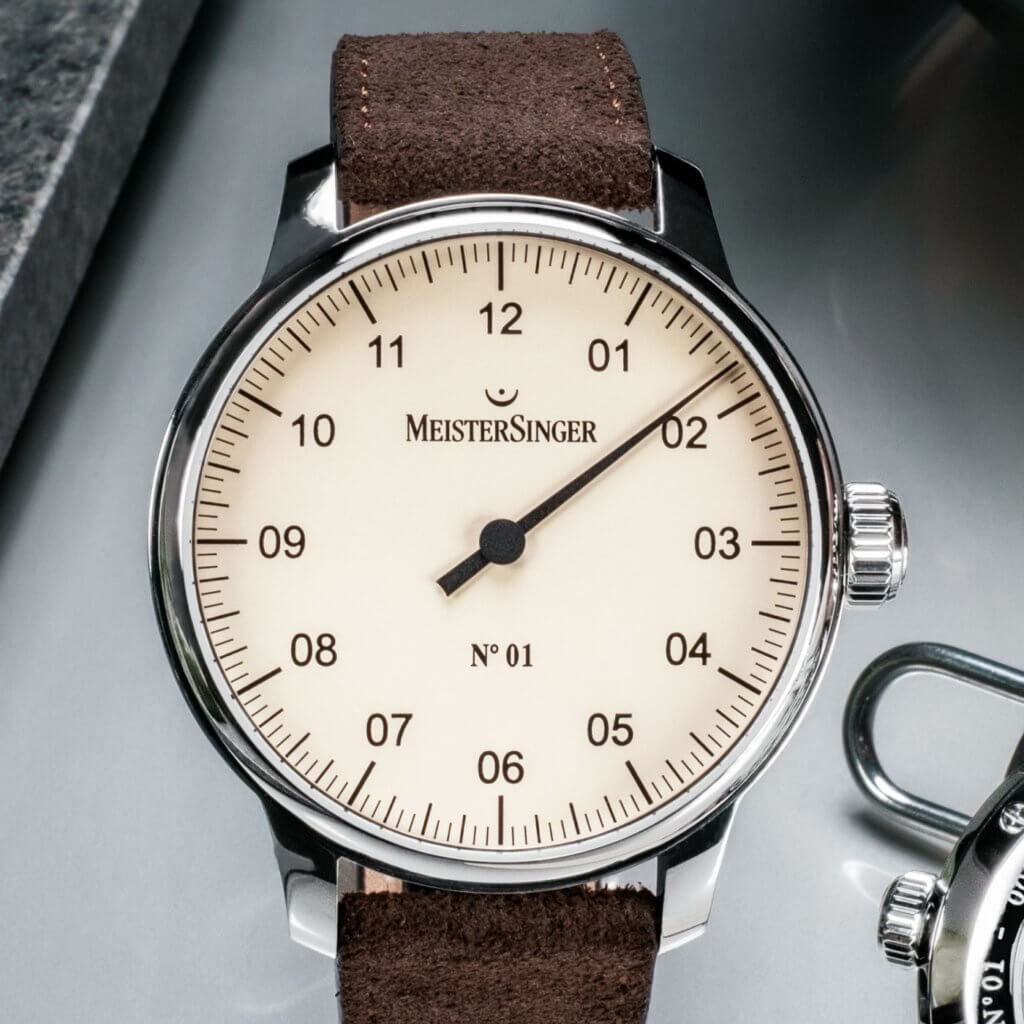 Meister Singer N 01 Handaufzug Herrenuhr AM3303