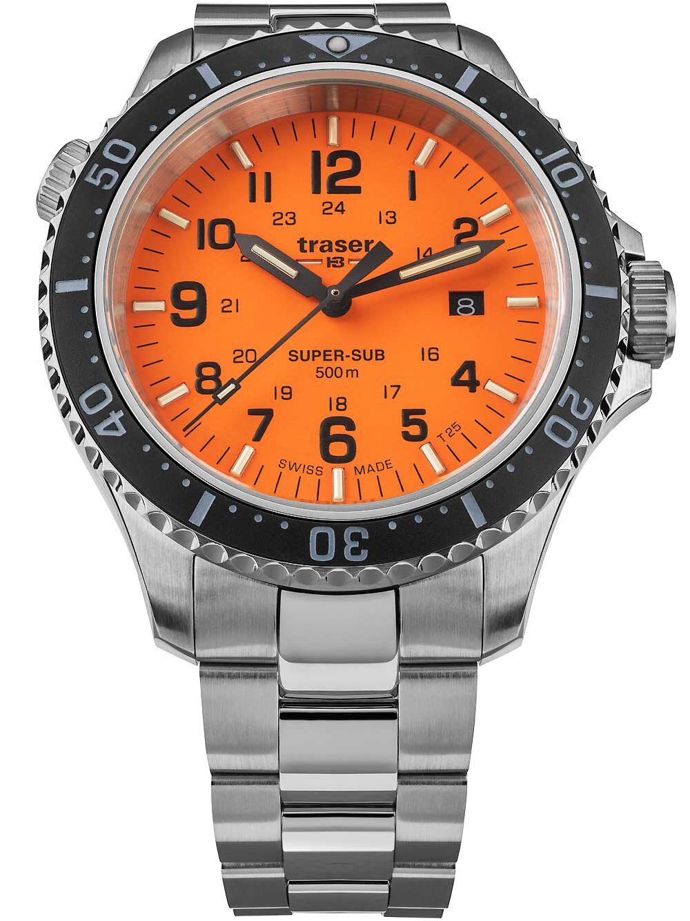 Traser H3 P67 Diver Orange Herrenuhr 109381