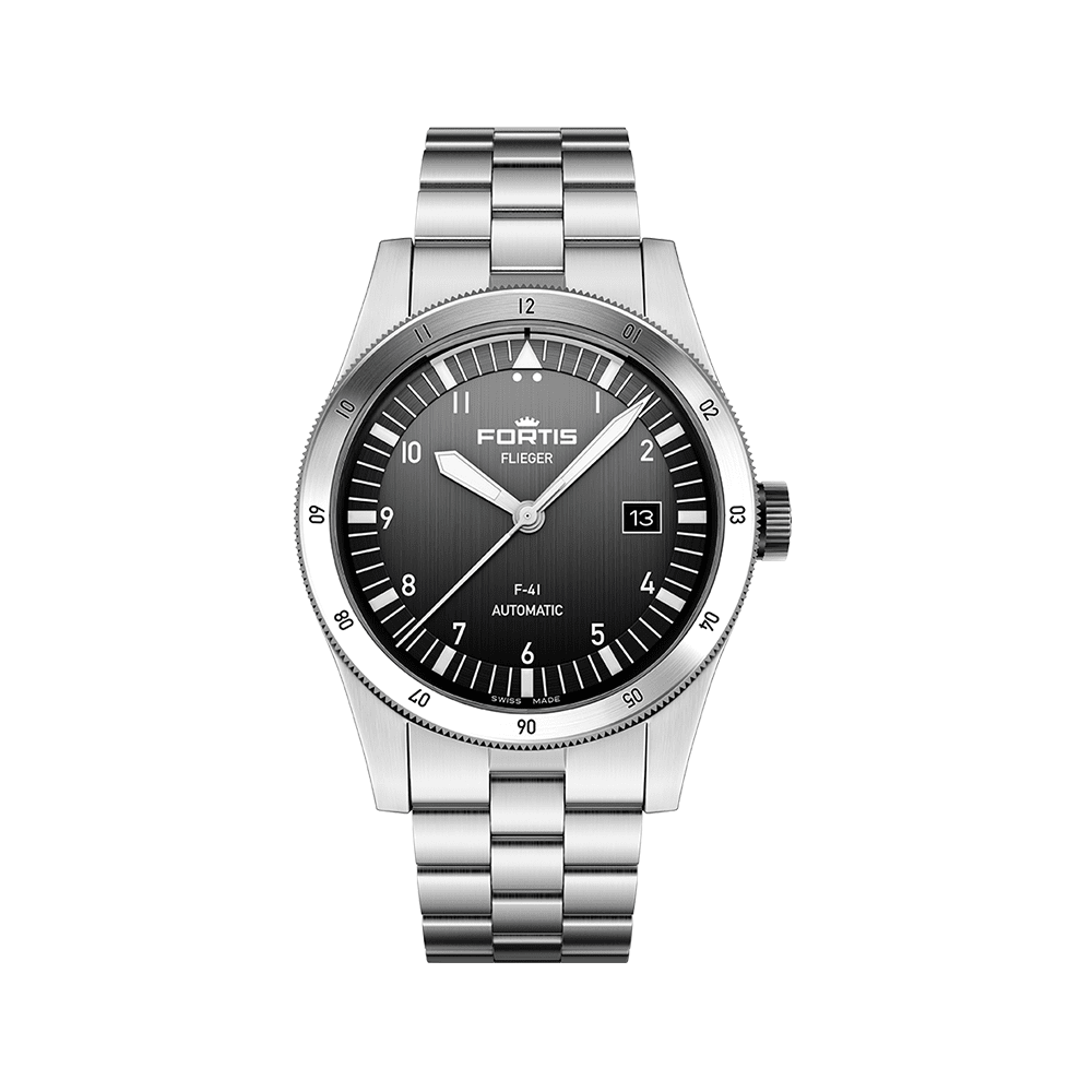 Fortis FLIEGER F-41 Automatic Black Herrenuhr F4220017