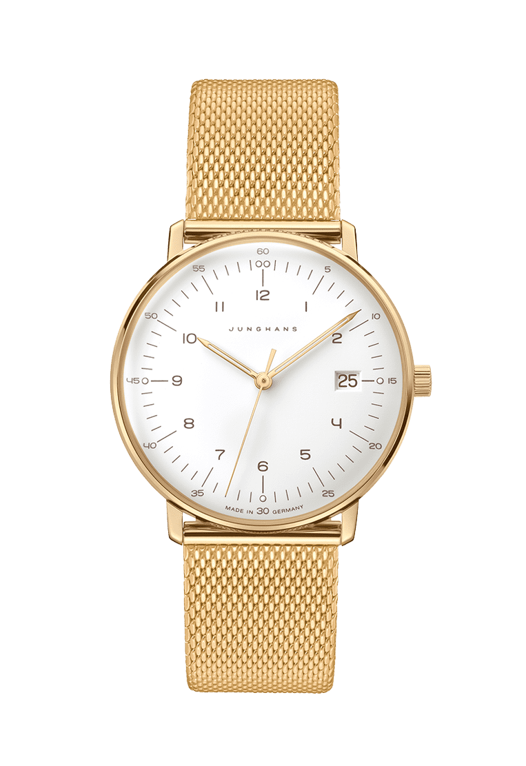 b0dff9711bfc113ef809af4578f4fd40 Junghans max bill Saphirglas Damenuhr 47/7452.46