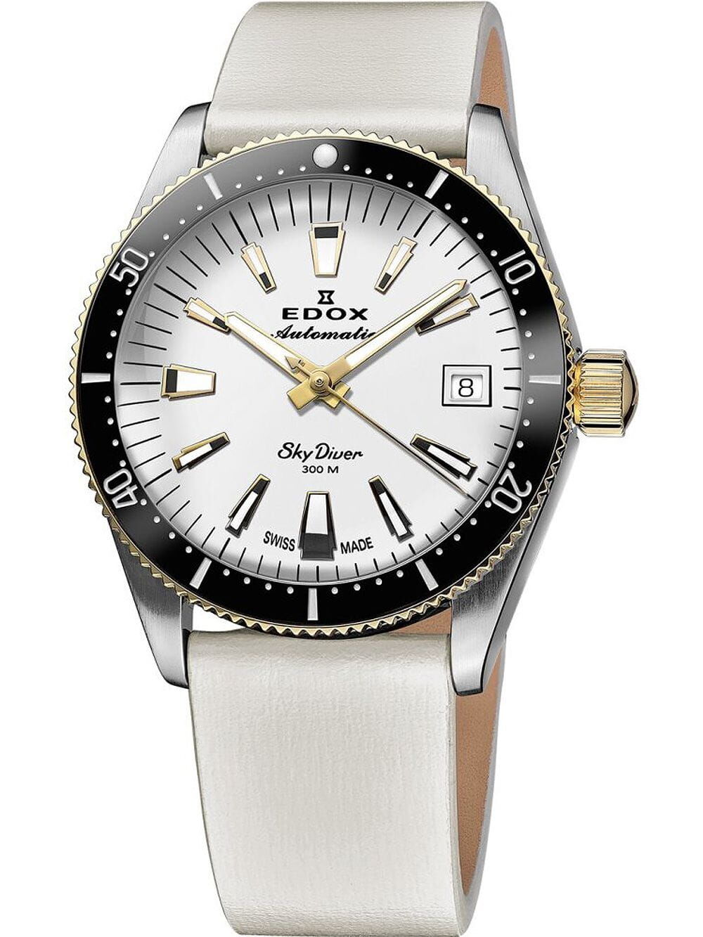 80131-357jnc-bi Edox SkyDiver 38 Date Automatic Limited Edition Unisex Watch 80131 357JNC BI