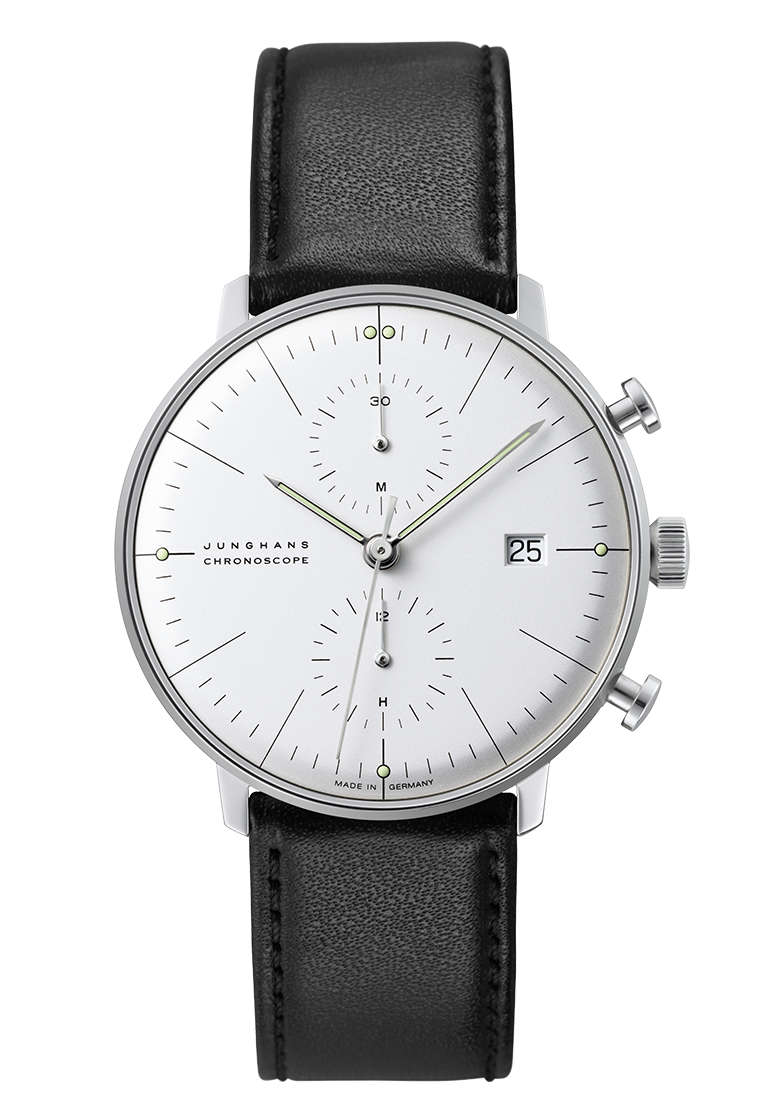 JUNGHANS max bill Chronoscope 027/4600.02 Herrenuhr