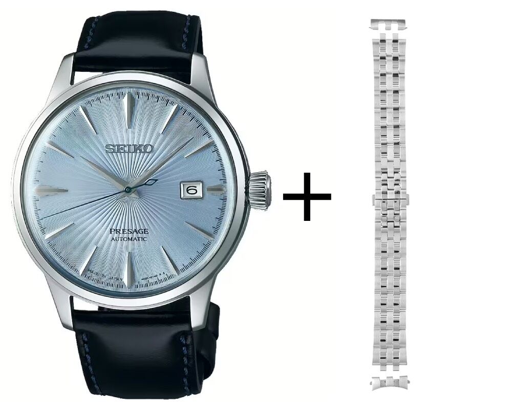 Seiko Presage Set with Stainless Steel Bracelet M125117J0 SRPB43J1-SET