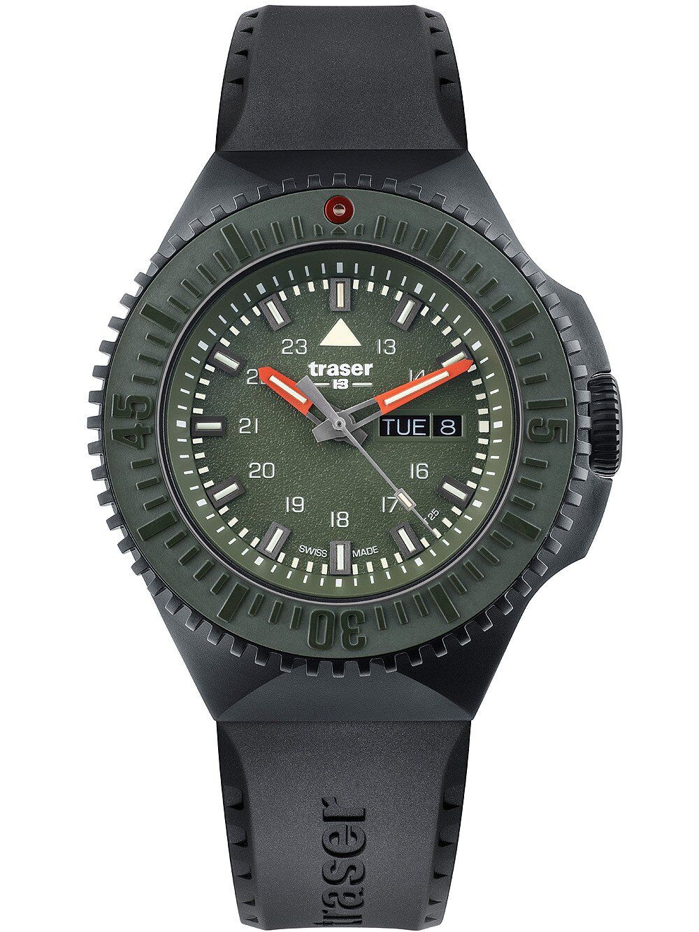 Traser H3 P69 Black Stealth Green Herrenuhr 109859