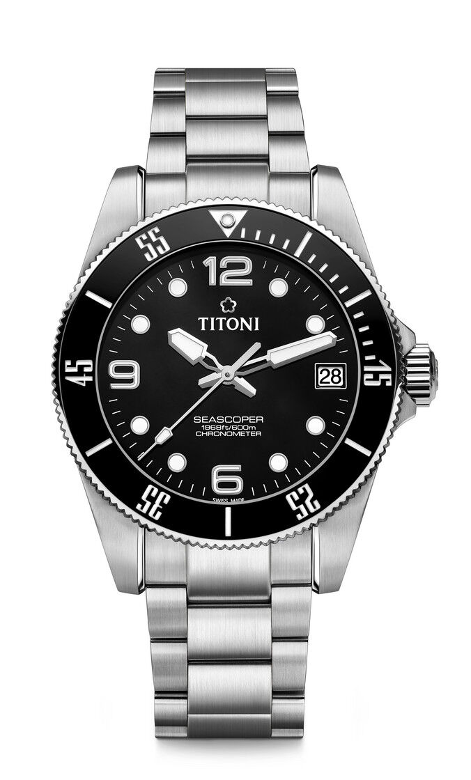 Titoni Seascoper600 Herrenuhr 83600 S-BK-256