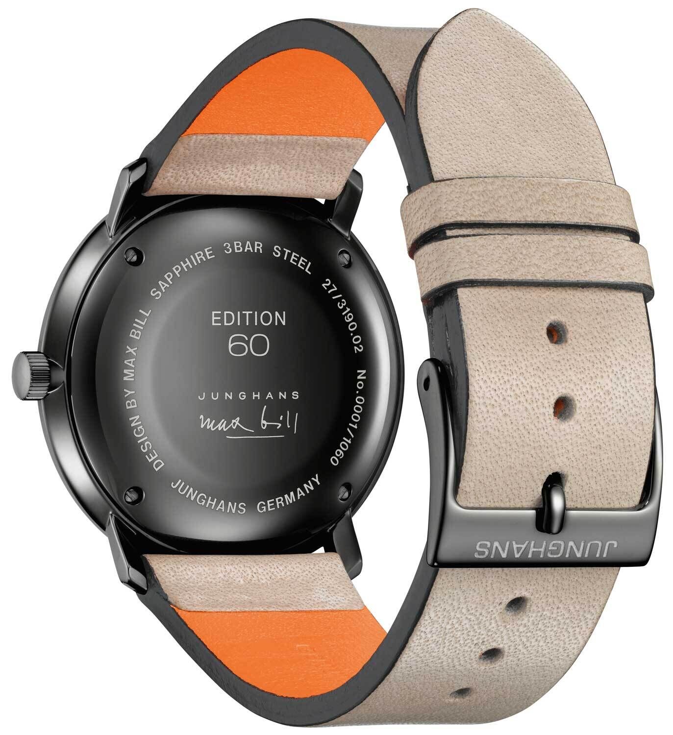 JUNGHANS Herrenuhr Funkuhr Max Bill Edition 058/4100.02