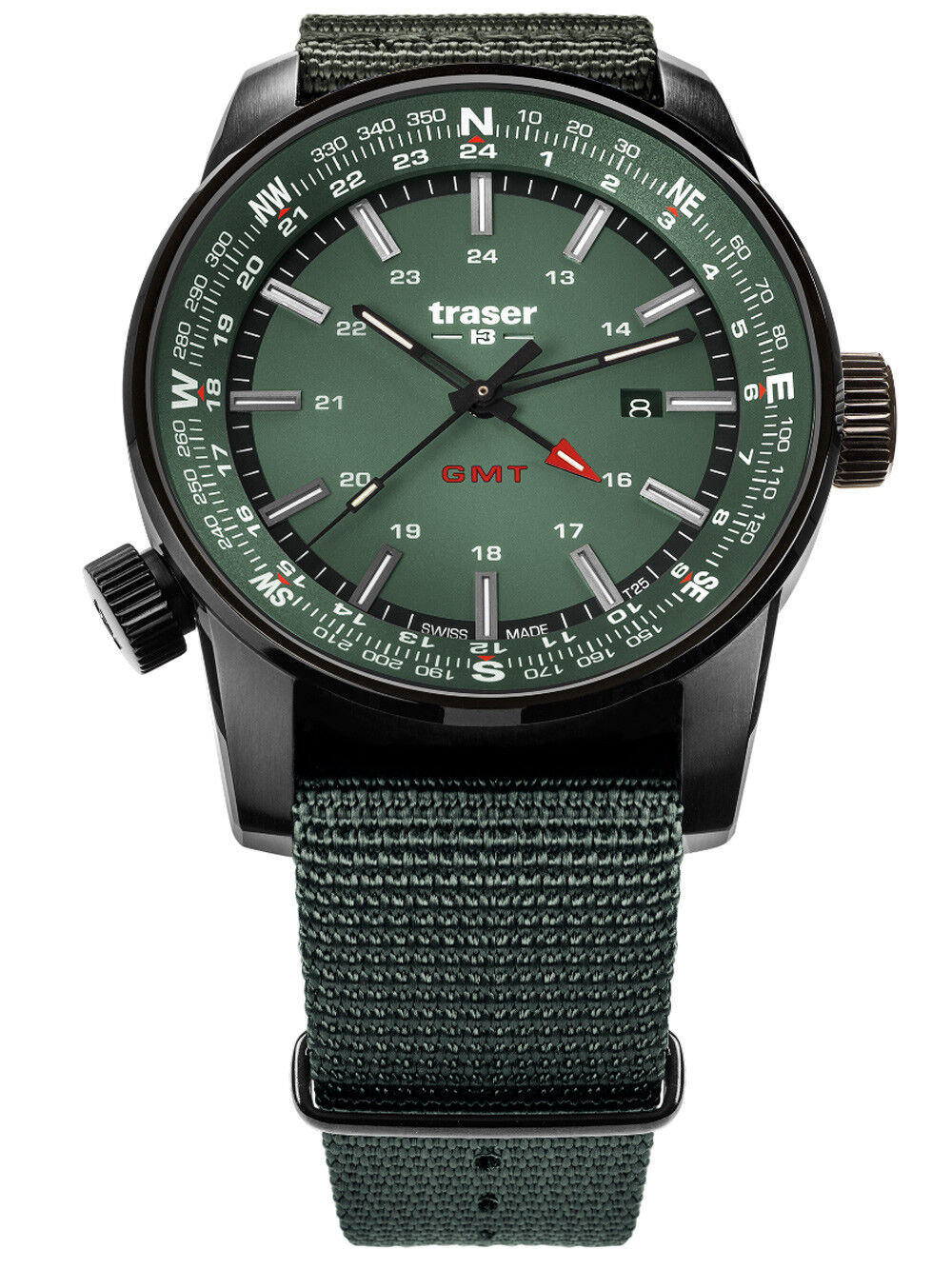 Traser H3 P68 Pathfinder GMT Green Herrenuhr 109035