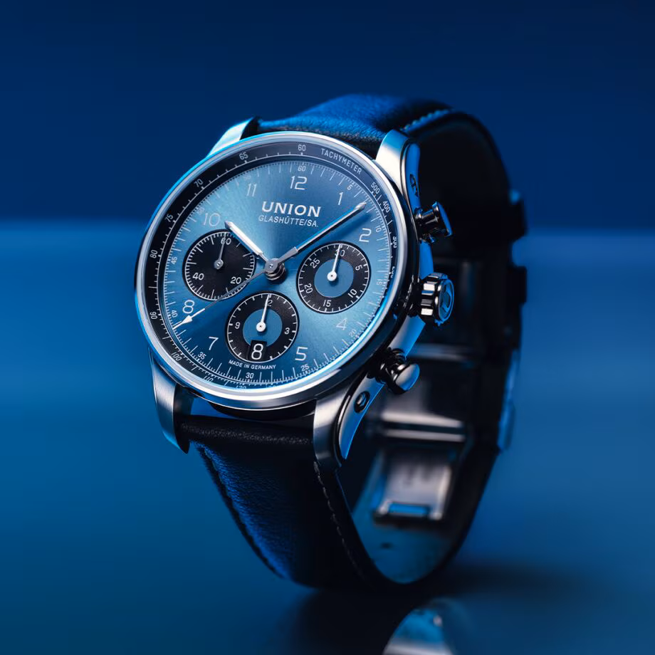 Union Glashütte Belisar Chronograph 40mm, Automatik Herrenuhr D009.227.16.042.00