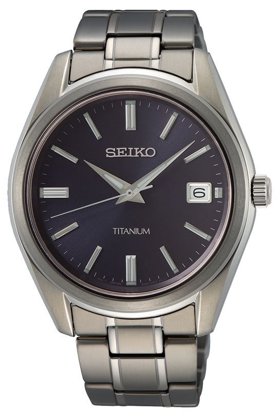 Seiko Quartz Titanium Men's Watch SUR373P1