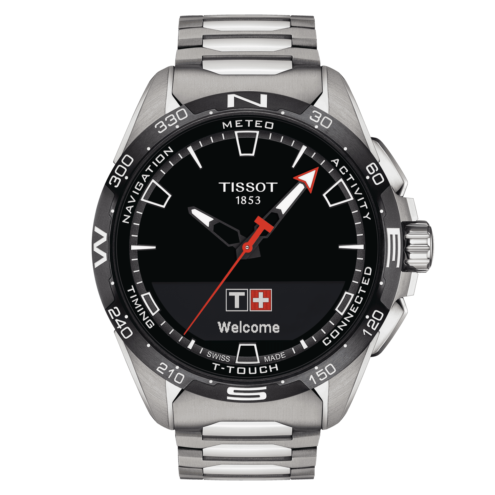 T121-420-44-051-00 Tissot T-TOUCH CONNECT SOLAR men's watch T121.420.44.051.00