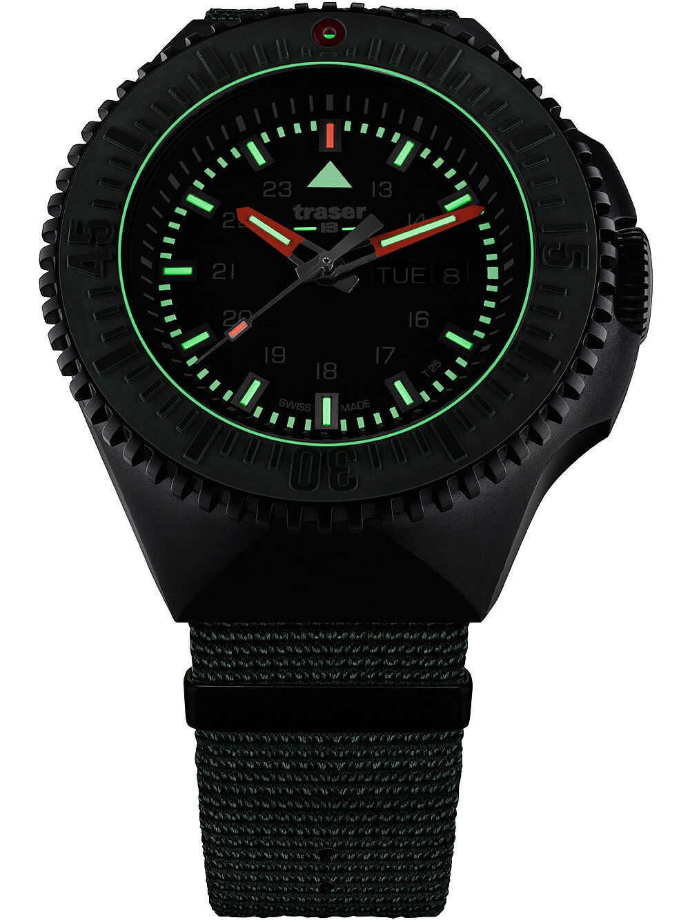 Traser H3 P69 Black Stealth Green Herrenuhr 109858