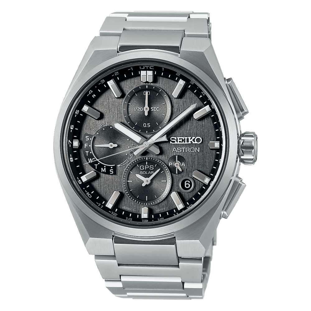 Seiko Seiko Astron GPS Solar Dual Time Chronograph Herrenuhr SSH163J1