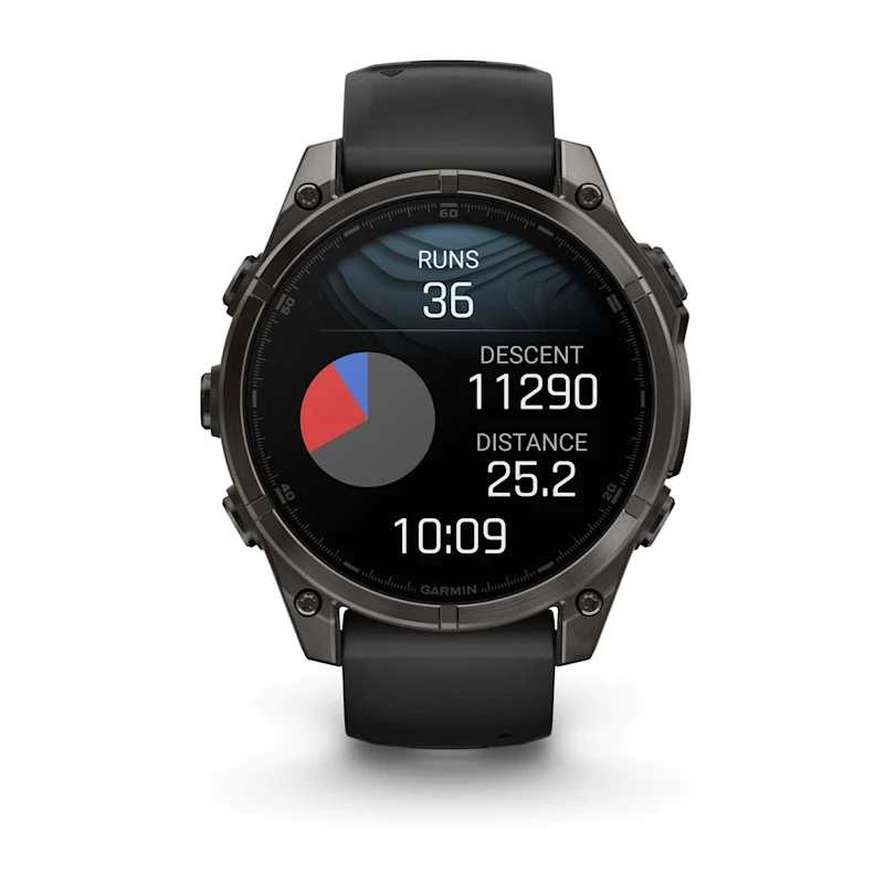 Garmin fēnix® 8 - 47 mm AMOLED Sapphire Black/Carbon Gray Titanium DLC 010-02904-21