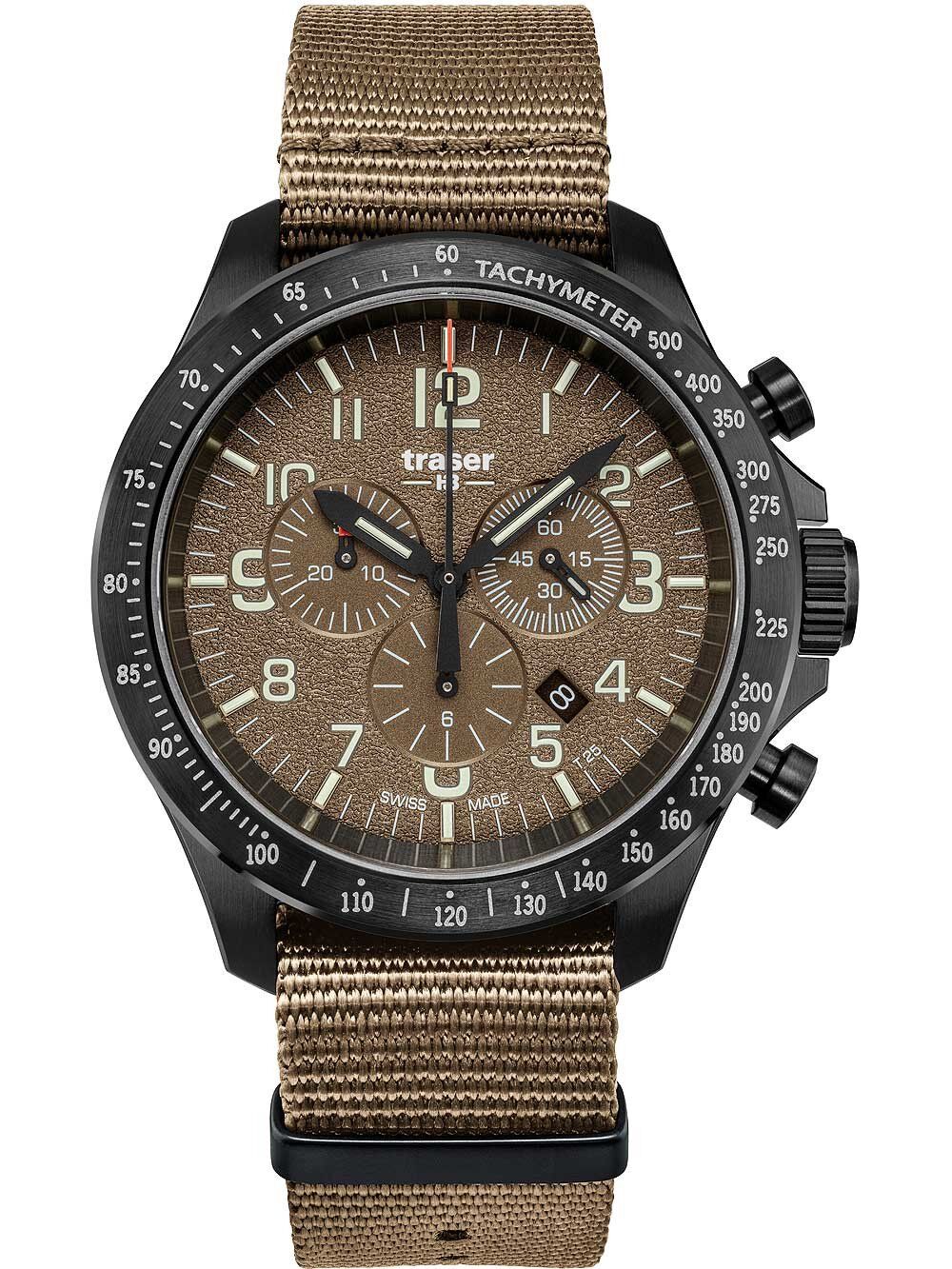 Traser H3 P67 Officer Pro Chrono Khaki Herrenuhr 109459