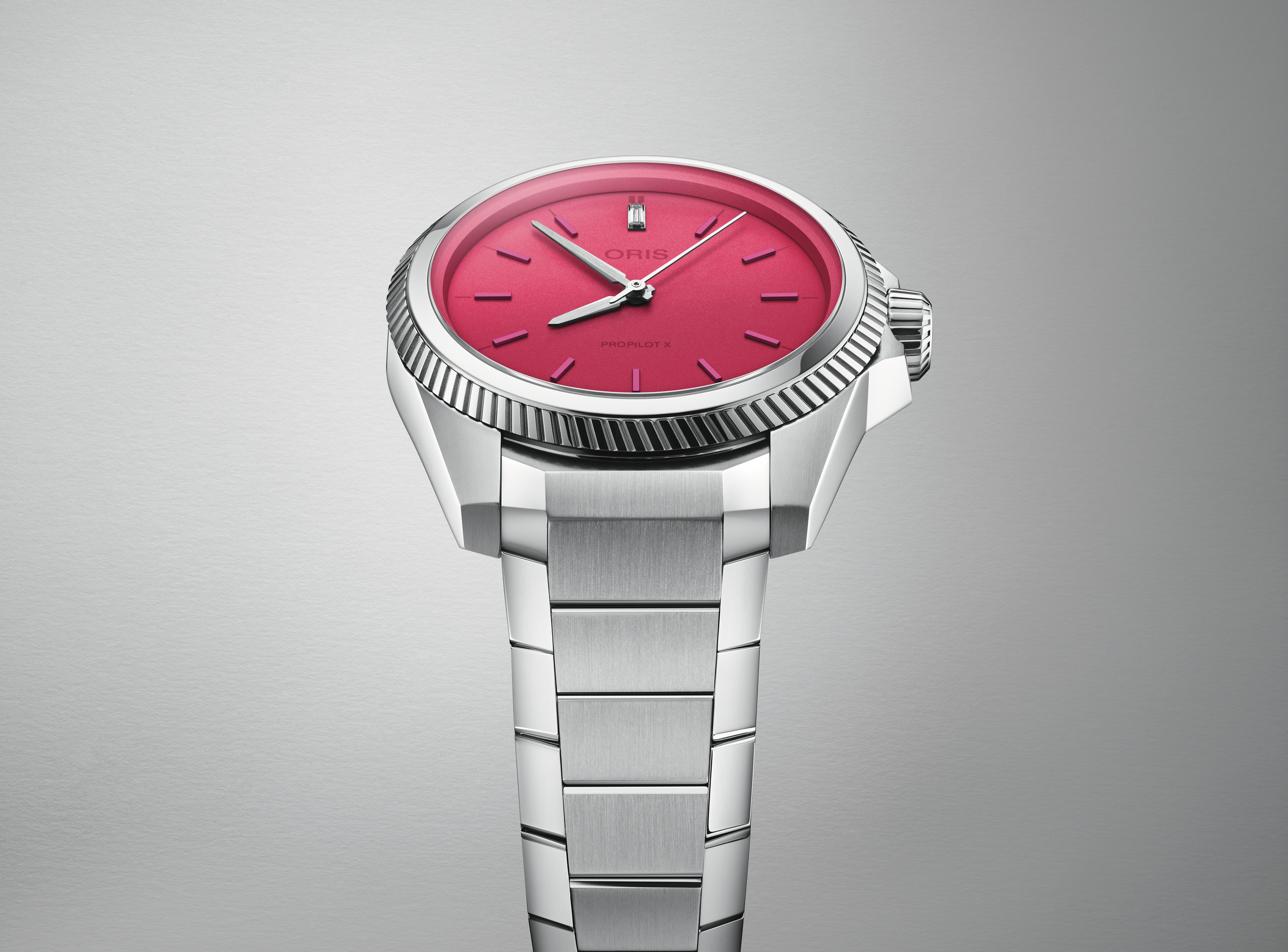 Oris Propilot X Miss Piggy Edition women's watch 01 531 7796 4158-07 8 17 05LC Oris Propilot X Miss Piggy Edition women's watch 01 531 7796 4158-07 8 17 05LC