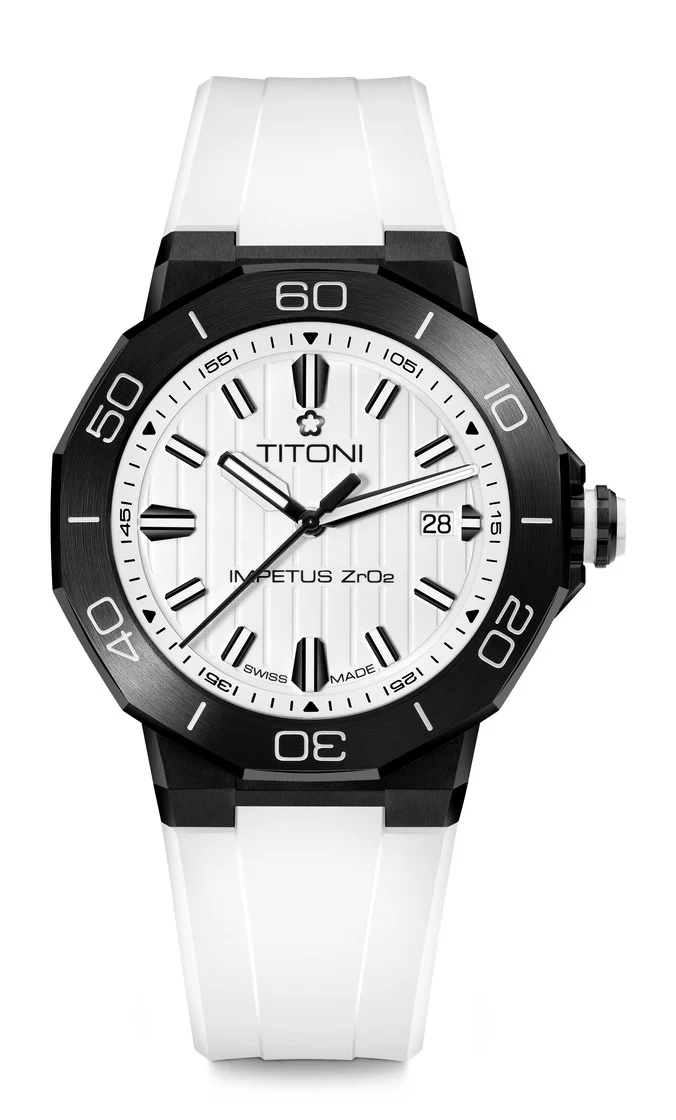 Titoni Impetus Ceramtech Set Herrenuhr 83765 B-WW-712