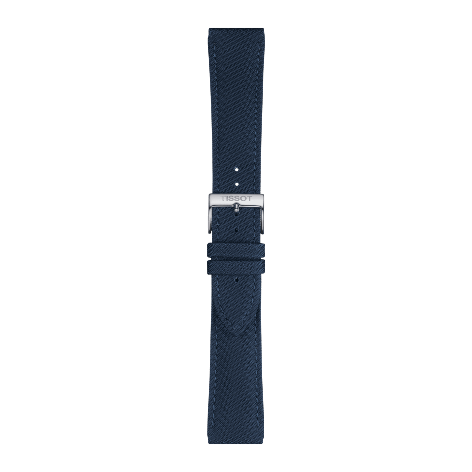 T852-046-783_view Tissot replacement bracelet textile blue