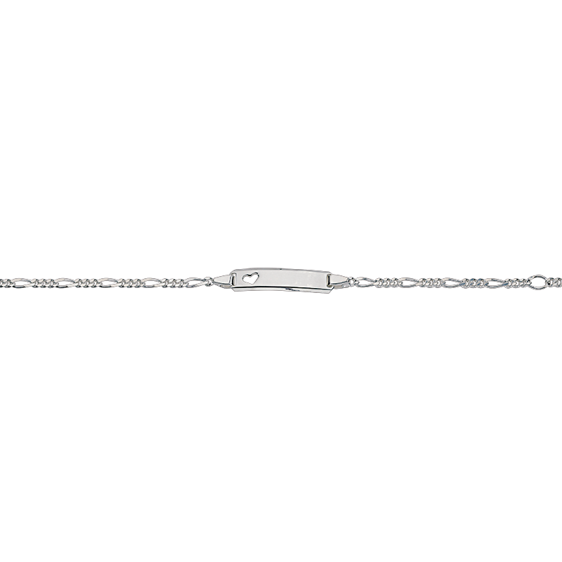 5205800 CEM 925er Silber Identband 12 - 14 cm, rhodiniert BIDR904659