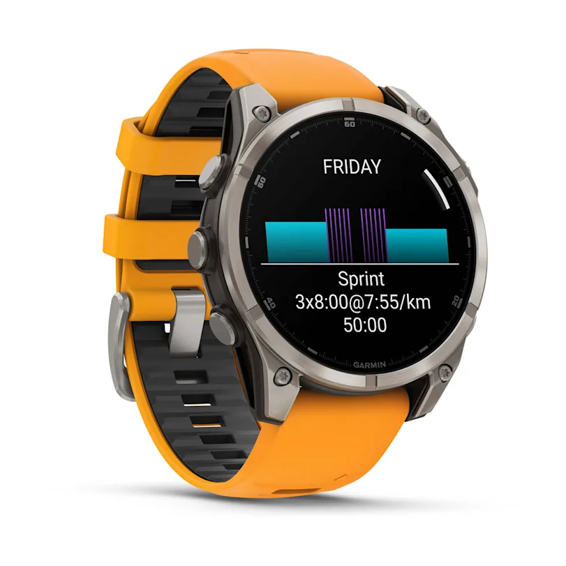 Garmin fēnix® 8 - 47 mm AMOLED Sapphire Graphit/Titanium Titan 010-02904-11