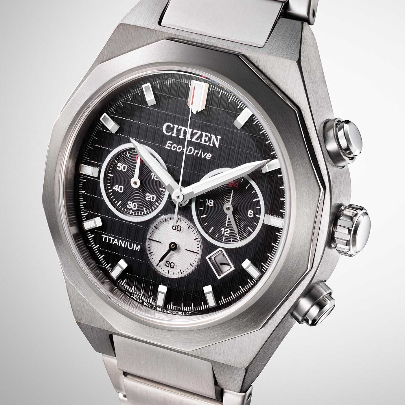 Citizen Zenshin Senkei Super Titanium™ Chronograph with Eco-Drive Men's Watch CA4690-51E Citizen Zenshin Senkei Super Titanium™ Chronograph with Eco-Drive Men's Watch CA4690-51E