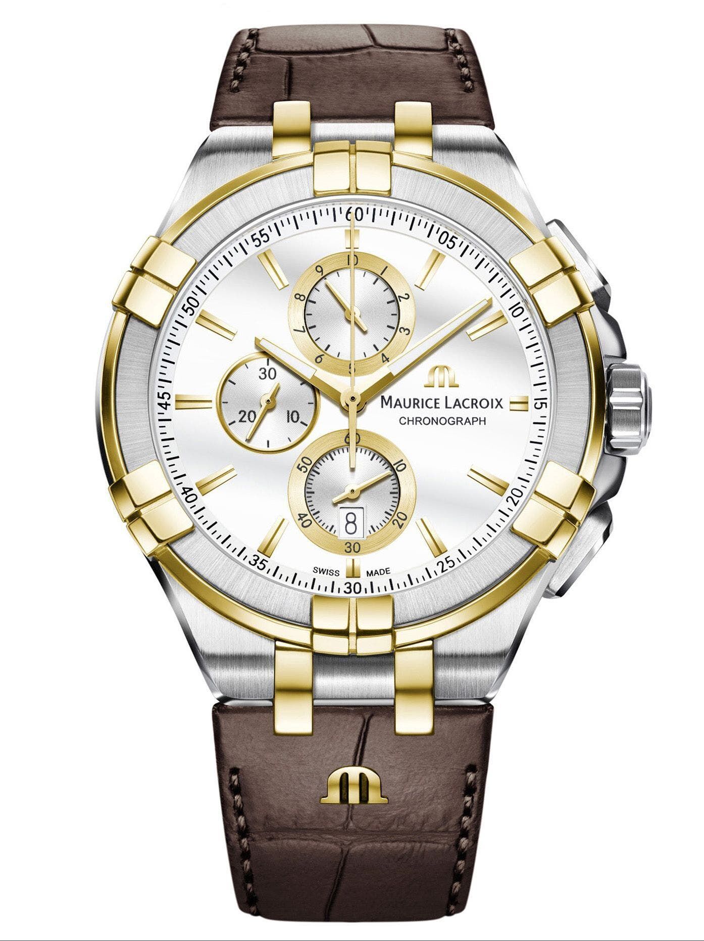 Maurice Lacroix Aikon Chronograph Date Herrenuhr AI1018-PVY11-132-1