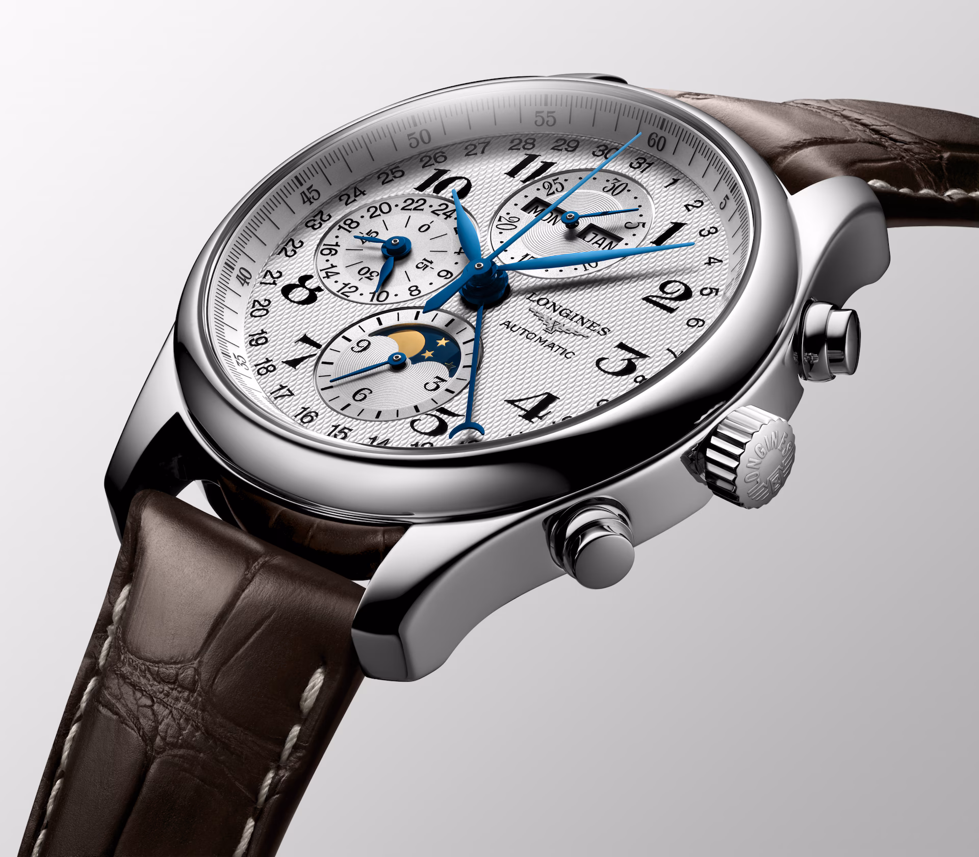 Longines Master Collection Chrono Mondphase Herrenuhr L2.773.4.78.3
