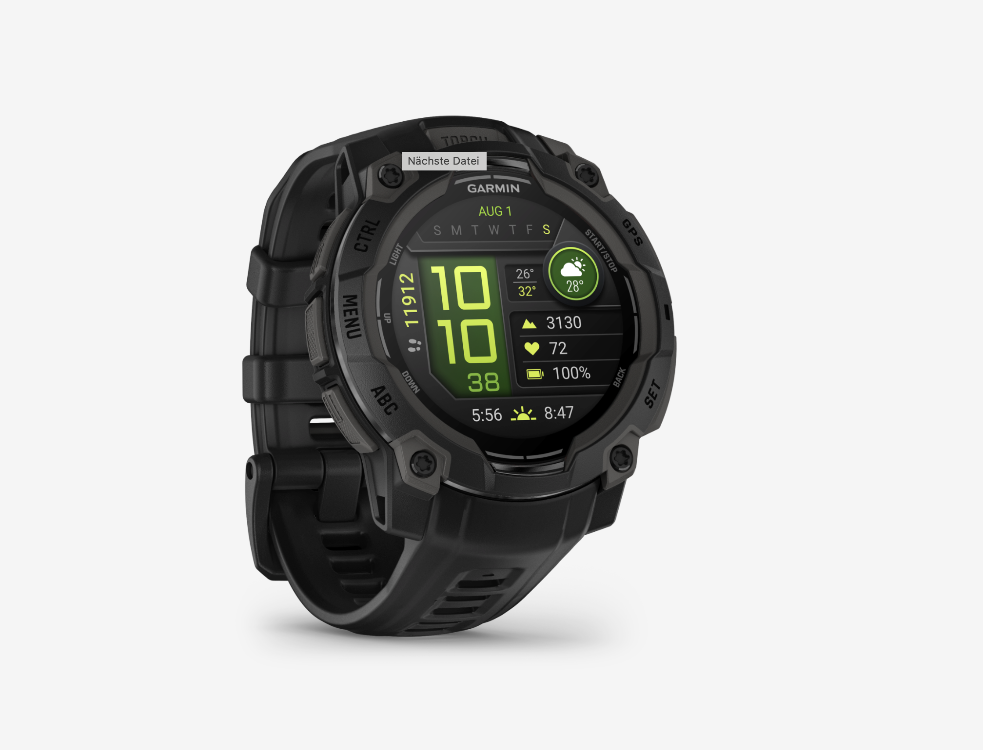 Garmin men's watch Garmin Instinct Solar 010-02936-00 Garmin men's watch Garmin Instinct Solar 010-02936-00