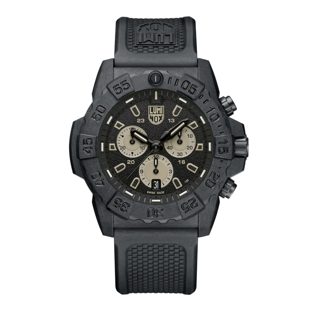 Luminox Navy SEAL Chronograph 45 mm Militäruhr 200 Meter wasserdicht Herrenuhr XS.3587