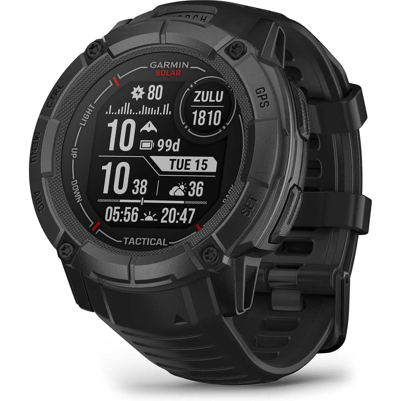Garmin Instinct 2X Solar Tactical Edition Black Men's Watch 010-02805-03