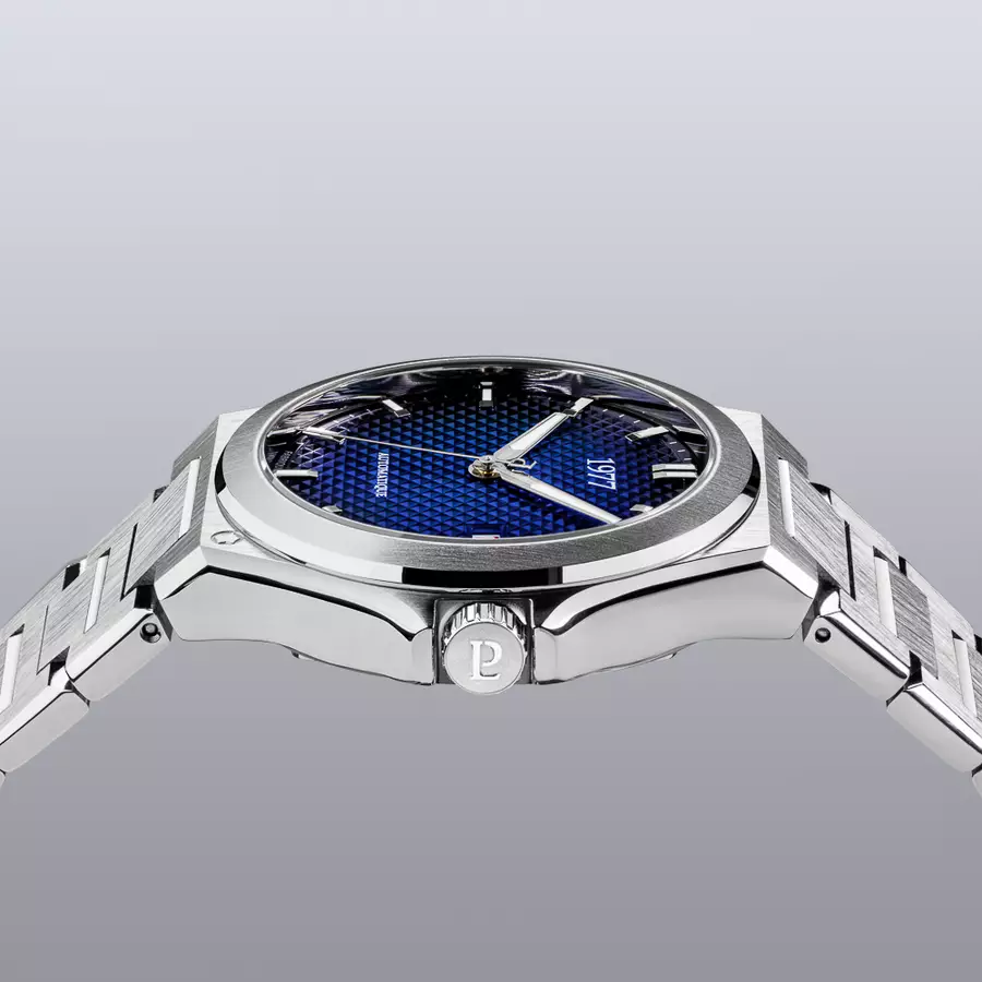 1977 ARSENE Automatique, 41 MM, Cadran Bleu, Bracelet Acier 904L Men's Watch 1977P02161