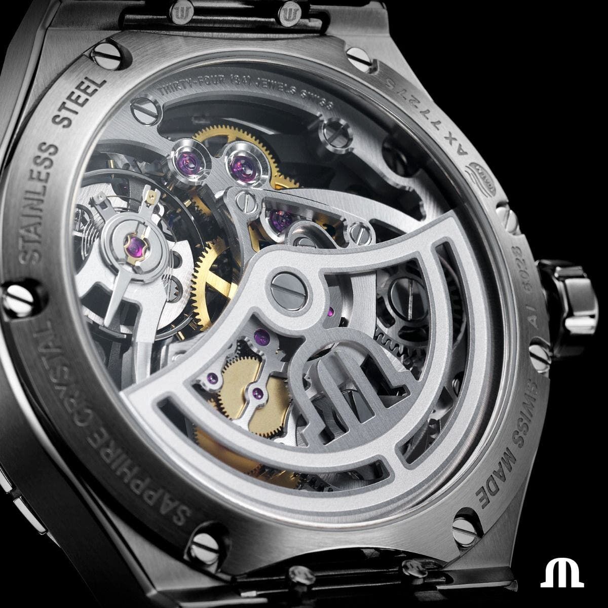 Maurice Lacroix Aikon Skeleton Herrenuhr AI6028-SS001-030-1