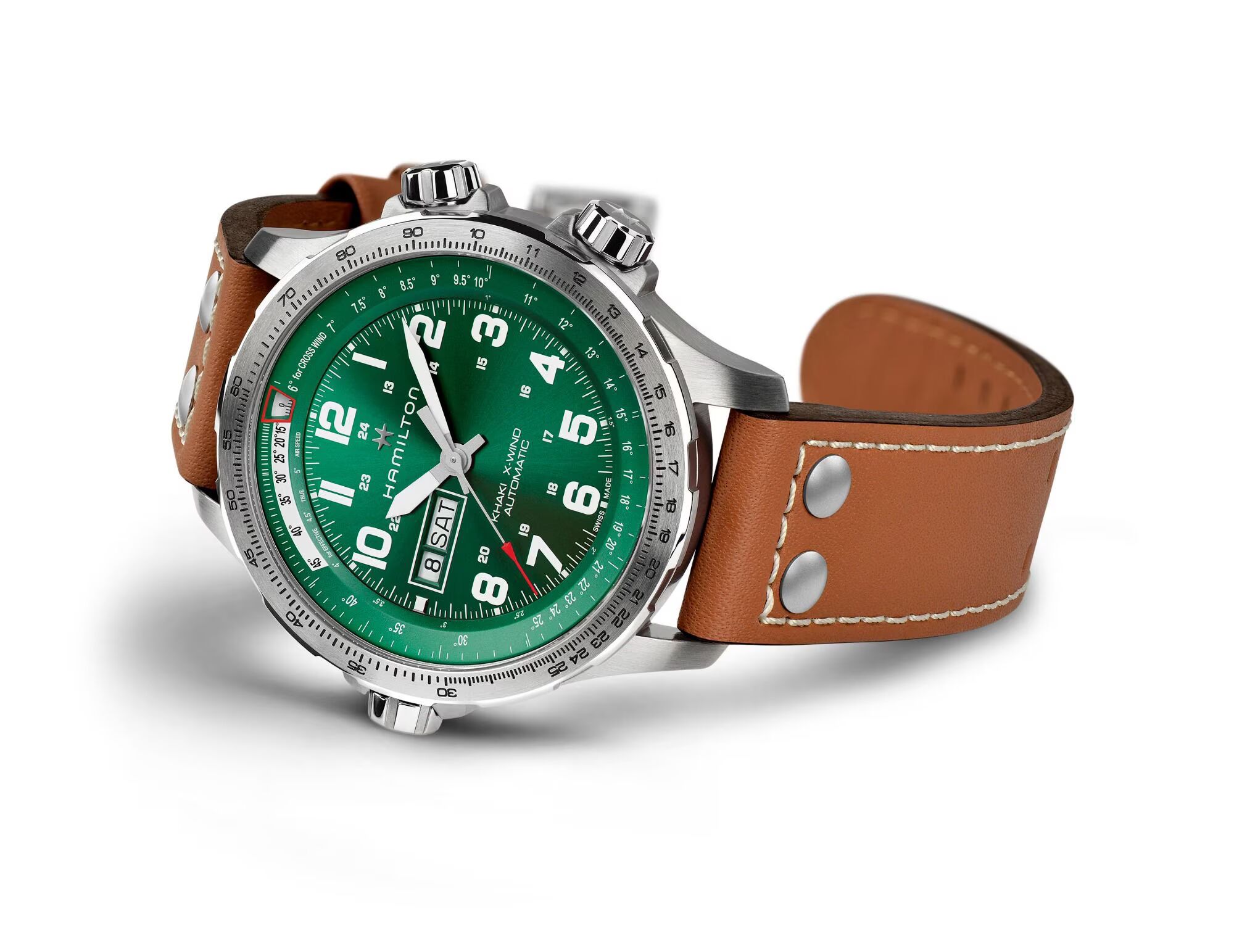 Hamilton Khaki Aviation X-Wind Day Date Herrenuhr H77735560