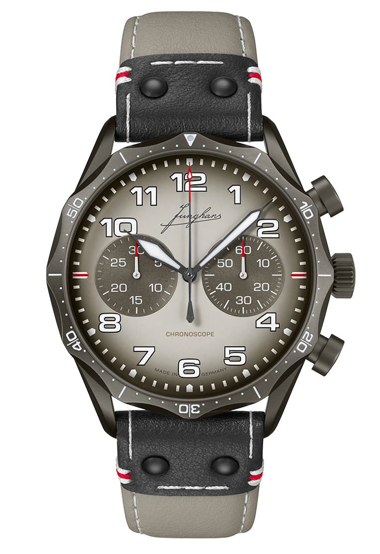 27_3398-00_front Junghans Meister Pilot Chronoscope men's watch 27-3398.00