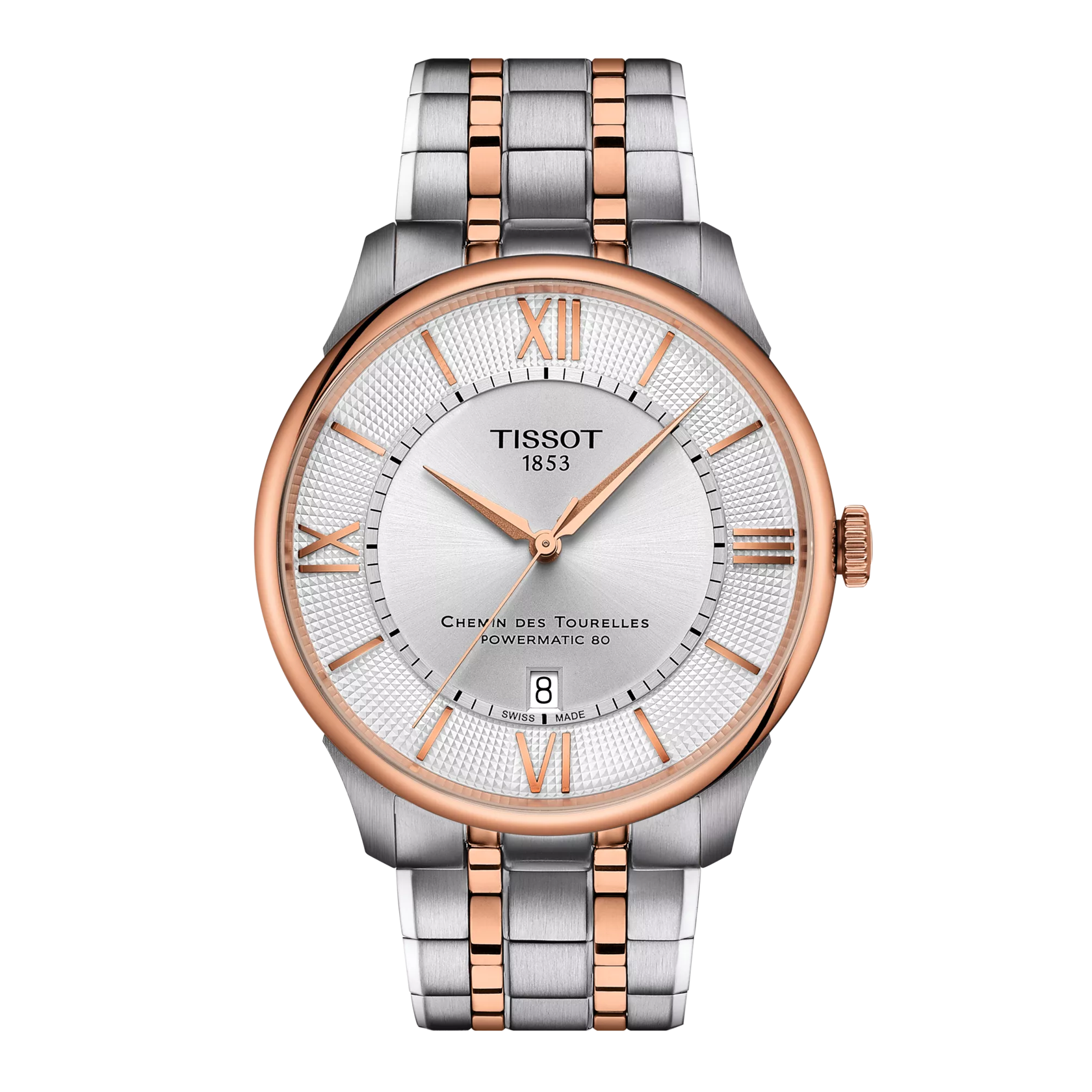 Tissot Chemin des Tourelles 42mm, Automatik, bis zu 80 Stunden Gangreserve Herrenuhr T139.407.22.038.00