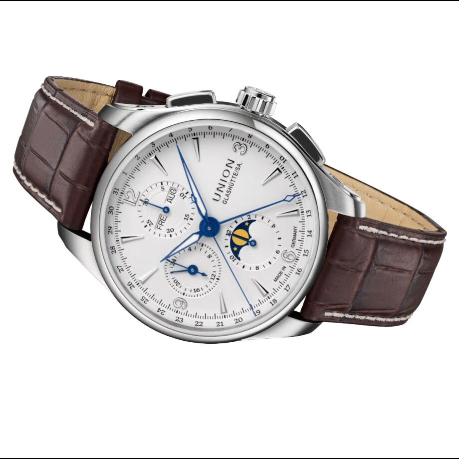 Union Glashütte Belisar Chronograph Moon Phase Men's Watch D014.425.16.017.00